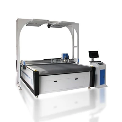 Peiriant torri oscillaidd CNC gyda chamera CCD
